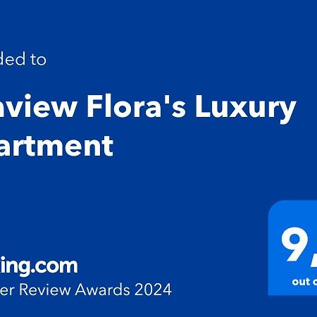 Seaview Flora'S Luxury Apartment-300Meters From The Beach Resmo Dış mekan fotoğraf